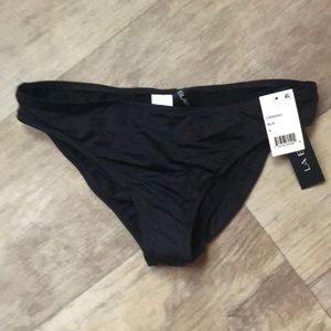 La Blanca Simple Black Bikini Bottom